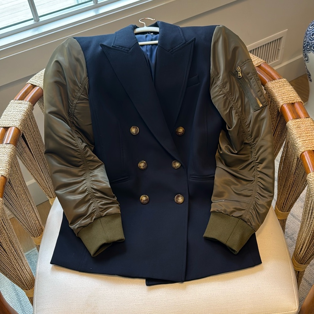 Veronica beard Clausen Dickey double breasted blazer size 12